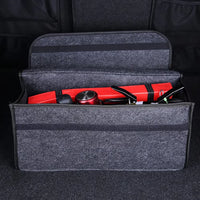 Organizador de Maletero de Coche Rígido y Plegable | Bolsa de Almacenamiento Impermeable con Tapa Premium