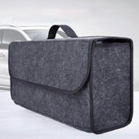 Organizador de Maletero de Coche Rígido y Plegable | Bolsa de Almacenamiento Impermeable con Tapa Premium